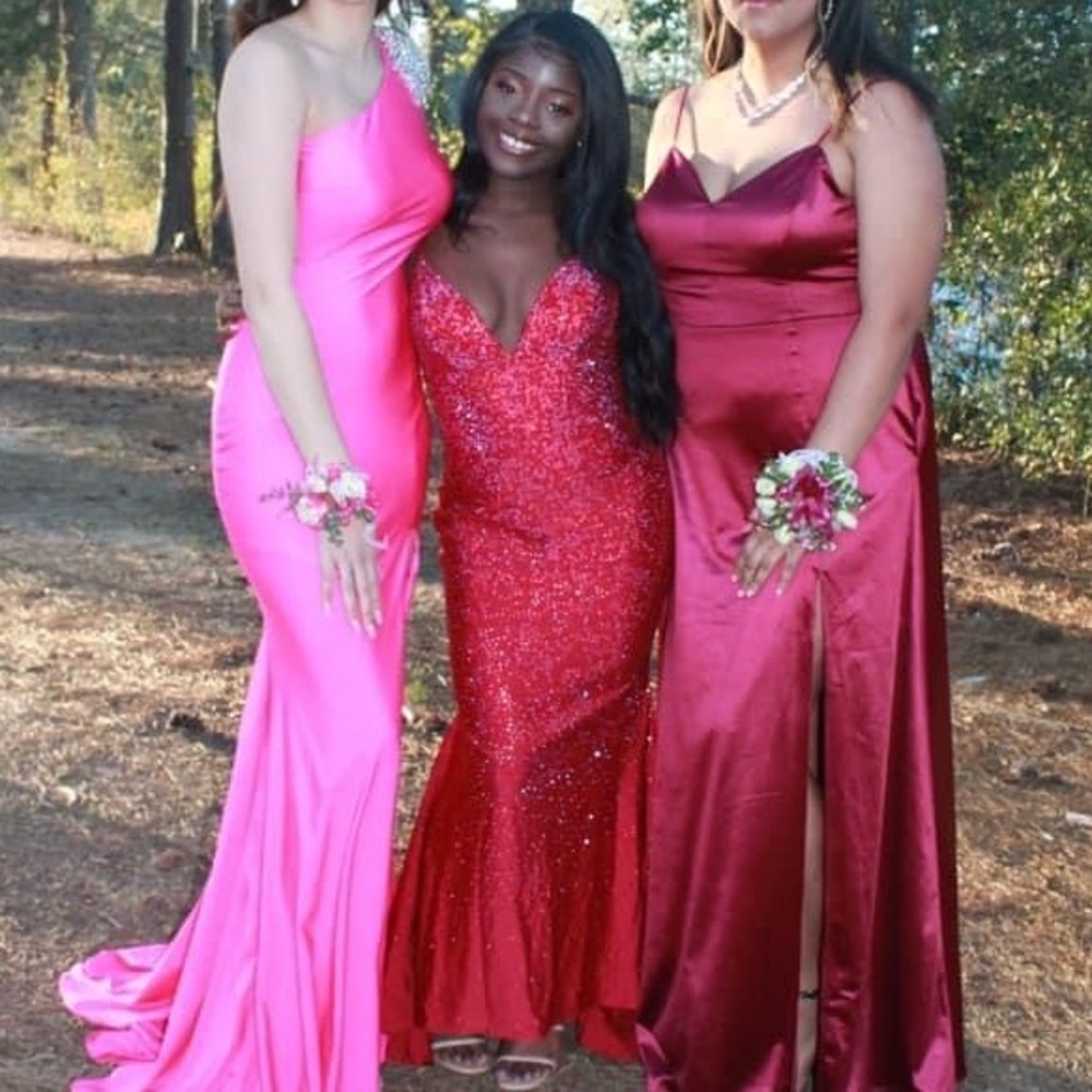 Prom dazzled dress worn once